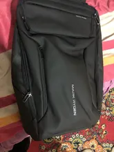 Mochila De moda antirrobo para hombre, bolso multifuncional impermeable para portátil de 2021 pulgadas, bolsa de viaje con carga USB, Mark Ryden, novedad de 15,6
