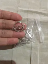 30 unids/lote 26mm x 20mm de chams antiguo Chapado en plata de la onda conector encantos suministros bricolaje accesorios de la joyería