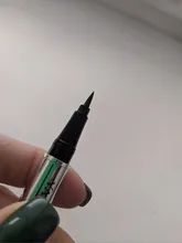 Delineador de ojos líquido negro para mujer, delineador profesional de larga duración, resistente al agua, de secado rápido, lápiz, herramientas de belleza, 1 ud.