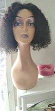 Cabeza de Maniquí de mujer, modelo de cabeza de peluca, soporte de exhibición de sombrero de joyería, soporte para pelucas de Color café, cabeza de entrenamiento