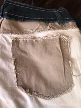 Pantalones rectos de cintura alta de retales para mujer, ropa de calle, pantalones vaqueros de bloque de Color, pantalones Sexy de punto de contraste marrón