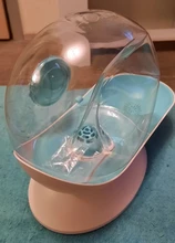 Dispensador de agua automático con forma de caracol para gatos, fuente para mascotas, tazón para beber grande, sin electricidad