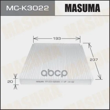 Фильтр Салона Masuma арт. MC-K3022