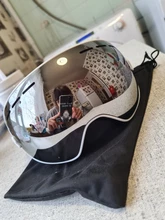 ELAX-Gafas de esquí antiniebla de doble capa, gafas de esquí para nieve y Snowboard, gafas de motonieve para deportes al aire libre