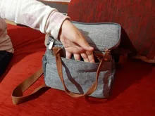 TOMULE Portátil Bolsa de almuerzo con aislamiento térmico bolsa de Picnic almacenamiento de alimentos bolsas de almacenamiento 9L hombro bolsa de caja de almuerzo de Picnic bolso