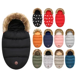 Cher bébé poussette enveloppe sac de couchage hiver coupe vent et chaussettes chaudes sac de couchage 