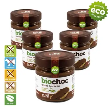 

PACK 5 bioChoc soup cream cocoa with Oliva oil Organic Extra Virgin. Soup cream cocoa butter…