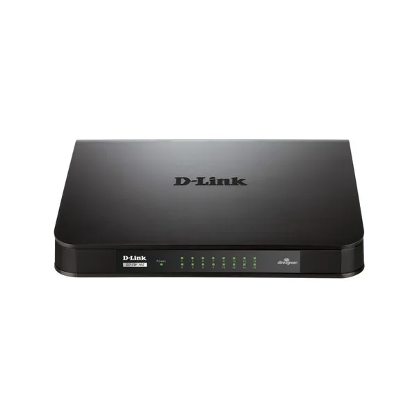 Настольный коммутатор D-Link GO-SW-16G RJ45 x 16 черный
