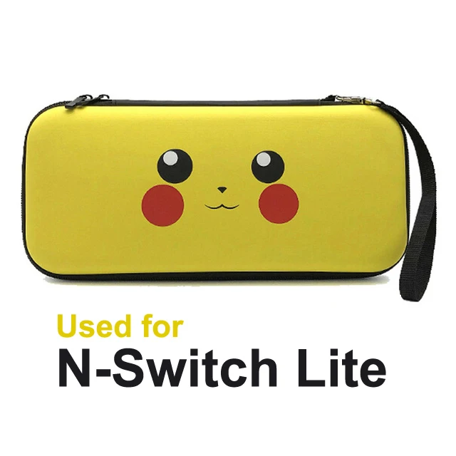 Новейший чехол для хранения пульта и аксессуаров для переноски, переносная защитная сумка EVA для Nintendo Switch Lite - Цвет: Pikachu