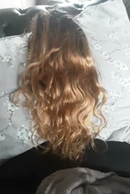 Rubia peluca con malla frontal Ombre pelucas de cabello humano cuerpo onda de encaje peluca con malla frontal 1B 30 cierre de la onda del cuerpo de la peluca Remy Ombre Peluca de pelo brasileño