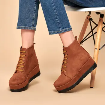 

FLO HAYAL17Z SUEDE Tan Women 'S Boots BUTIGO