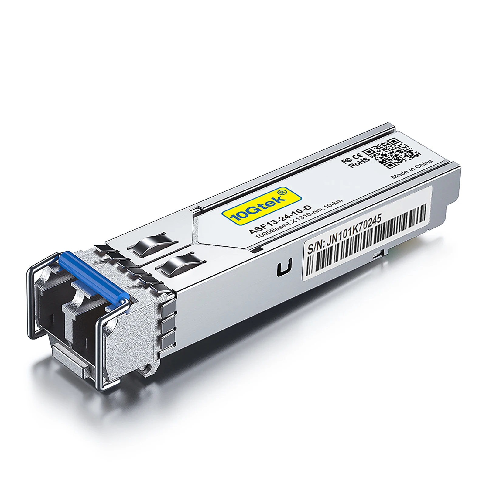 Ricetrasmettitore Sfp 1.25G 1000Base-Lx, 1310Nm Smf, Fino A 10Km, Per Cisco Glc-Lh-Smd, Meraki Ma-Sfp-1Gb-Lx10, Ubiquiti Unifi, D-Link