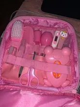 Kit de cuidado de uñas para bebés, cortauñas infantil, tijeras, peine, herramienta de cuidado de la salud, lactancia, termómetro para niños, cortauñas para recién nacidos, 13 Uds.
