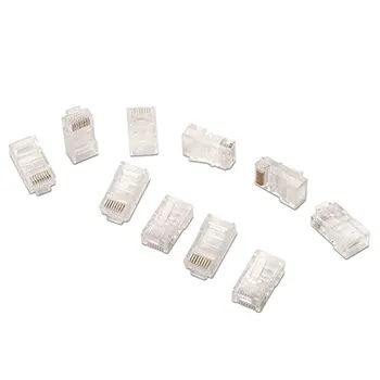 

Conector RJ45 CAT6 (10ud/bolsa) Transparente