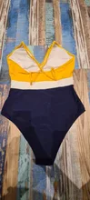 CUPSHE-bañador cruzado de una pieza para mujer, traje de baño con cuello en V, Espalda descubierta, Monokini de retales, ajustable para playa, 2021