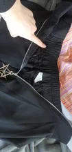 Falda gótica Verano malla Irregular mujeres faldas estrella cremallera negro Punk faldas gótico oscuridad señora falda Casual suelta Streetwear faldas