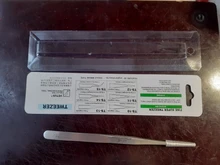 100% VETUS-Pinzas antiestáticas industriales de acero inoxidable, herramientas de reparación de relojería con etiqueta de seguridad, serie TS