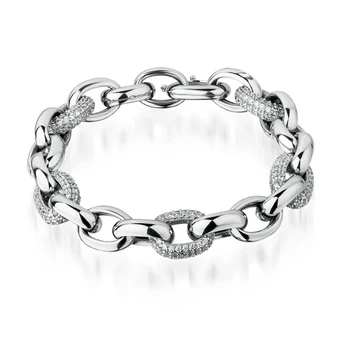 

Silver Bracelet with cubic zirconia sunlight sample 925