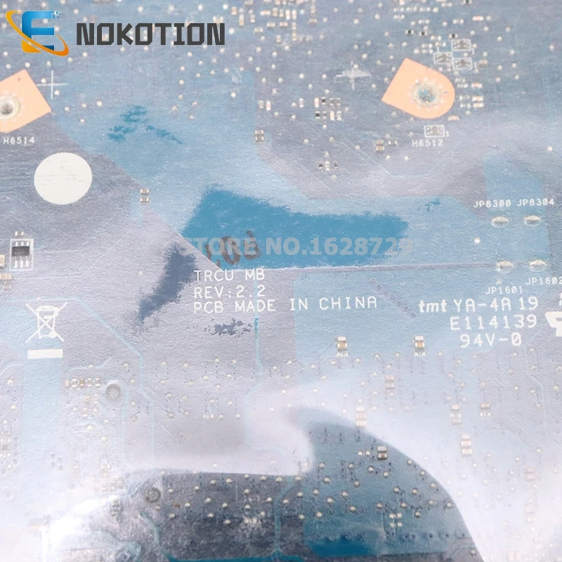discount  NOKOTION For TOSHIBA Satellite L55W L55W-C laptop motherboard H000087010 TRCU MB REV 2.2 SR23Y I5-5