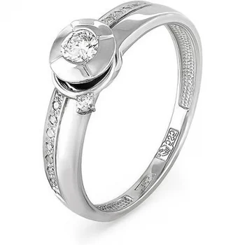 

Kabarovsky ring with 18 diamonds in white gold