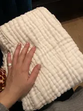 Toallas de baño gruesas de algodón para bebés, envolturas de muselina para pañales, 6 capas