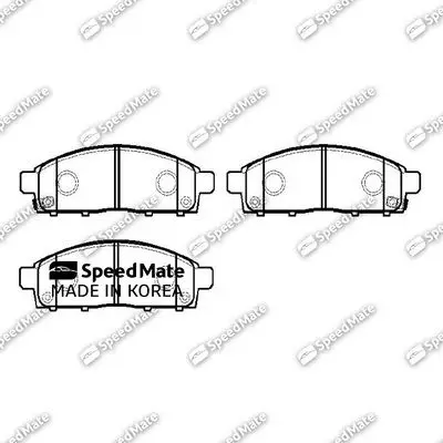 Колодки MITSUBISHI(L200) SPEEDMATE SM-BPJ658