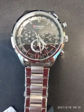 CURREN – reloj curren para hombre, de cuarzo, deportivos, de pulsera de acero, resistente al agua, con cronógrafo, masculino