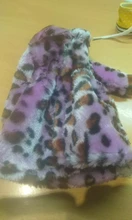 Abrigo de muñeca hecho a mano de alta calidad, vestido de piel para muñeca Barbie, ropa de invierno, traje de leopardo, accesorios de muñeca de 12 pulgadas, 1 Uds.