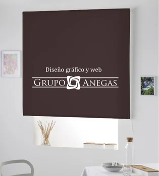 

Blind Iroa with company logo to color.! ROLLER BLINDS TRANSLUCENT! (CHOCOLATE 100X175)