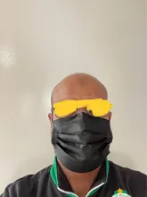 10/50/100/200 Uds máscaras desechables no tejida cara máscaras de capa de 3 capas filtro Anti polvo transpirable adultos máscara de boca negro en STOCK