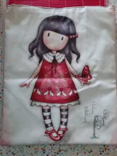 Bolso de diseñador para mujer, bolsa de hombro de lona duradera de alta calidad con estampado de dibujos animados, bolso escolar para chicas