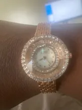 Marca de lujo de moda europea y americana de diamantes de oro de alta calidad de banda de acero inoxidable casual reloj de cuarzo