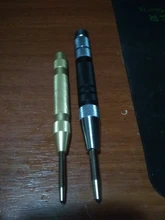 Perforadora de centro automática súper fuerte, punzón central automático, herramienta de perforación de Metal con resorte ajustable, 2 uds.