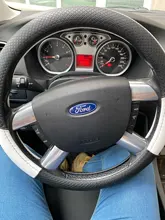 Cubiertas de volante de coche, accesorio Universal de cuero PU, antideslizante, para las cuatro estaciones, 37-38cm