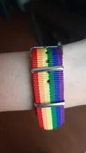 Ins-Pulseras tejidas con arcoíris para hombres y mujeres, pulseras LGBT para homosexuales, bisexuales, tejidas, trenzadas, orgullo, joyería de amistad