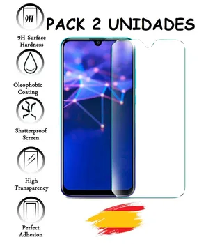 

2X for HUAWEI P SMART PLUS 2019 Tempered glass glass Protector Shockproof 9 h, 2 Units