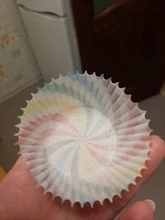 Taza de papel para pastel, molde para pastel, Impresión de Color de grado alimenticio, pastel de herramienta de decoración, taza de papel para pastel, accesorios de cocina, 100 Uds.