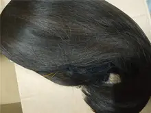 HENRY MARGU-pelucas sintéticas rectas, color negro y marrón, con resalte para mujeres, parte media, longitud del hombro, pelo Bobo resistente al calor