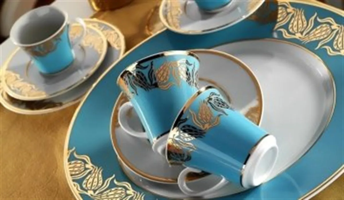 Фарфоровый сервиз Kutahya has Iris 97 шт. 6589