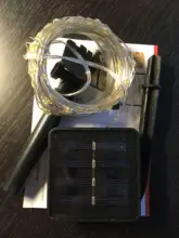 String-Lights Garland-Decor Solar-Lamp Fairy LED Holiday Christmas-Party Garden Outdoor