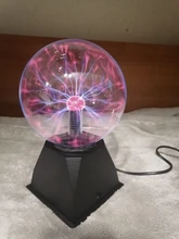 Lighting Decor Touch-Lamp Plasma-Ball Crystal Led-Night-Light Christmas Novelty Magic