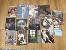 Póster Retro Ins, papel decorativo de pan, 13 hojas, accesorios para fotos, Postales creativas Diy, colocación, Adhesivo de pared de fondo