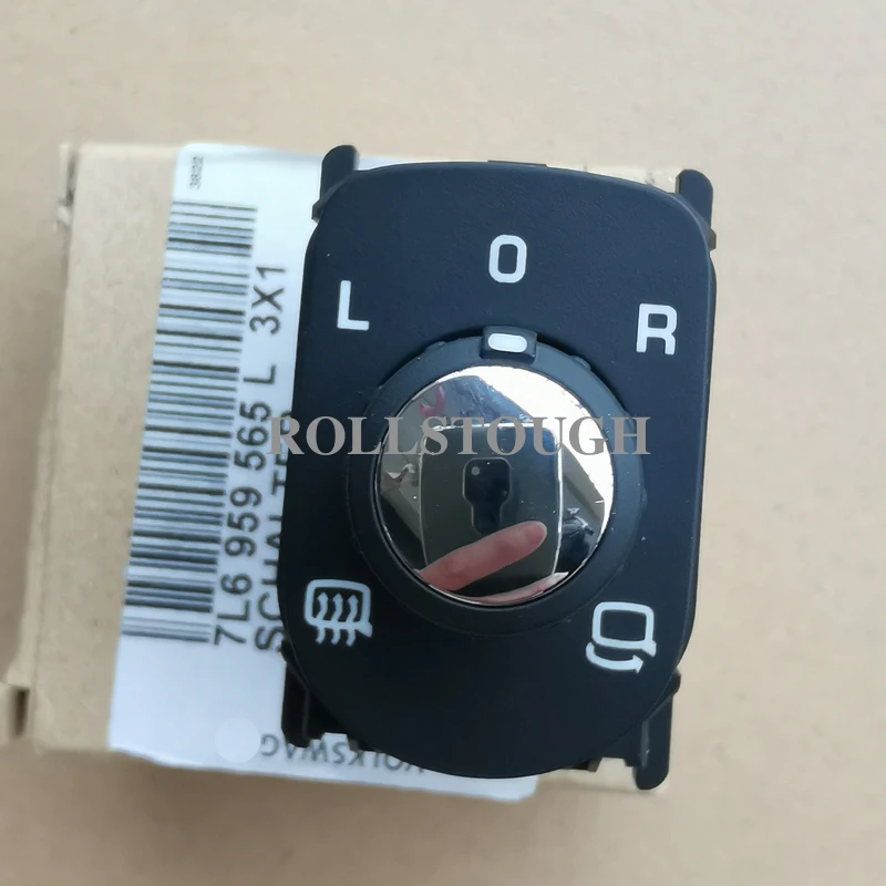 

Car Power Folding Exterior Rear View Mirror Switch For Toua reg 2007-2010 7L6959565L
