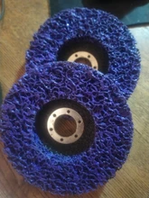 Abrasive-Disc-Belt Grinder Polishing Buffing-Wheels Diamond 125mm Black Blue 2pcs