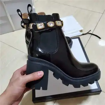 

Toe Fashion Designer Strange High Heels Real Leather Women Shoes New Autumn Winter Boots Runways Long Woman Boots