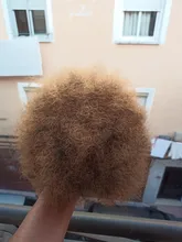 Leeons-extensiones de cabello Natural, coleta con cordón, cola de caballo, pelo sintético rizado, cola de caballo