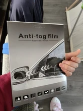 parasol coche parabrisas delantero 4 Uds suave niebla coche de la película trasera película protectora para espejo ventana claro impermeable protector para espejo retrovisor Anti-glare película transparente