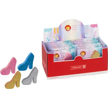 

Eraser Brunnen high heel, with the effect of gloss, 3x4 cm assorted