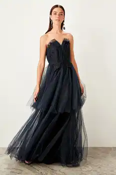 

Trendyol Accessory Detailed Evening Dress TPRSS19UZ0085