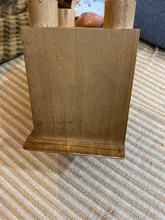 Regalo de madera, herramienta para estudio de postura fácil de instalar, accesorios de fotografía, diseño geométrico, Mini Silla de bebé recién nacido, conjunto de té para mesa